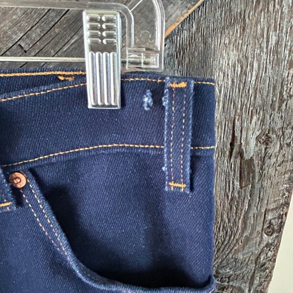 Men's Vintage 517 Orange Tab Dark Wash Levi's Jeans - Picture 4 of 4